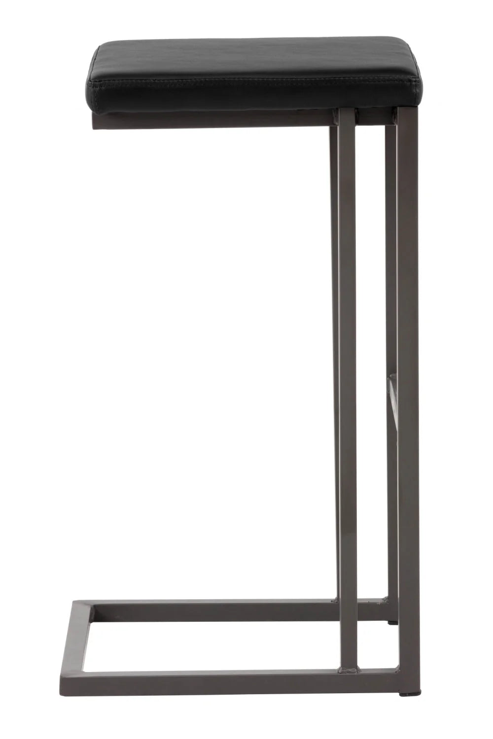 Luxury Upholstered Modern Faux Leather Bar Stool European Style for Villa