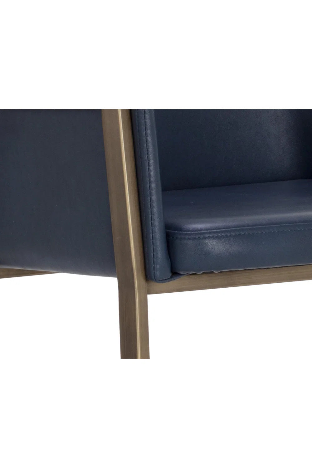 Luxury Upholstered Modern Faux Leather Counter Stool European Style for Villa