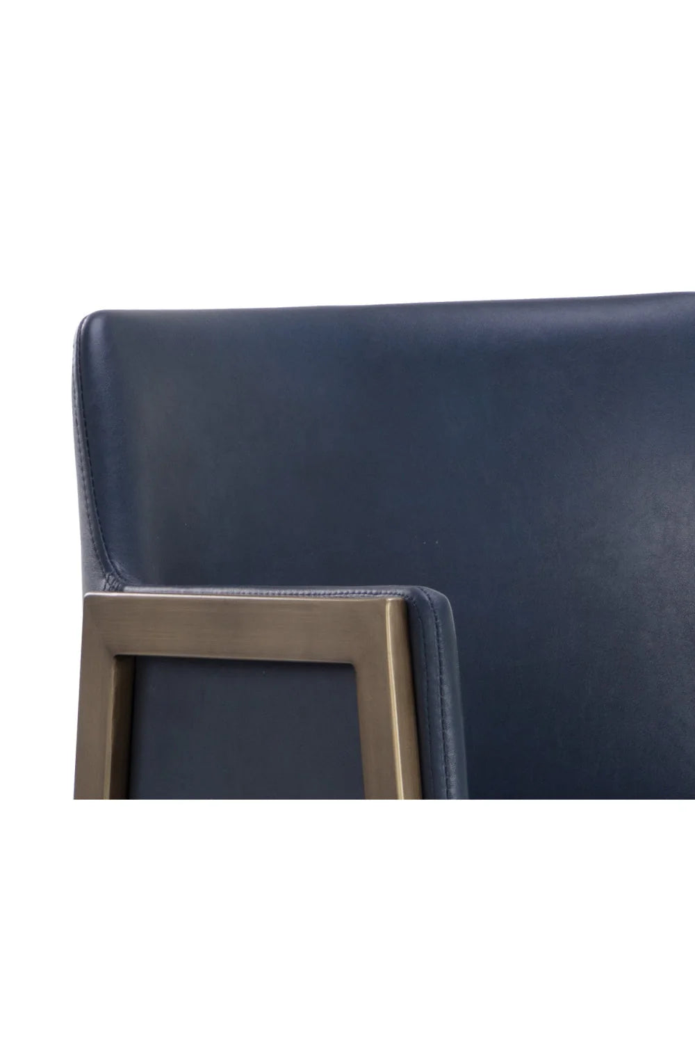 Luxury Upholstered Modern Faux Leather Counter Stool European Style for Villa