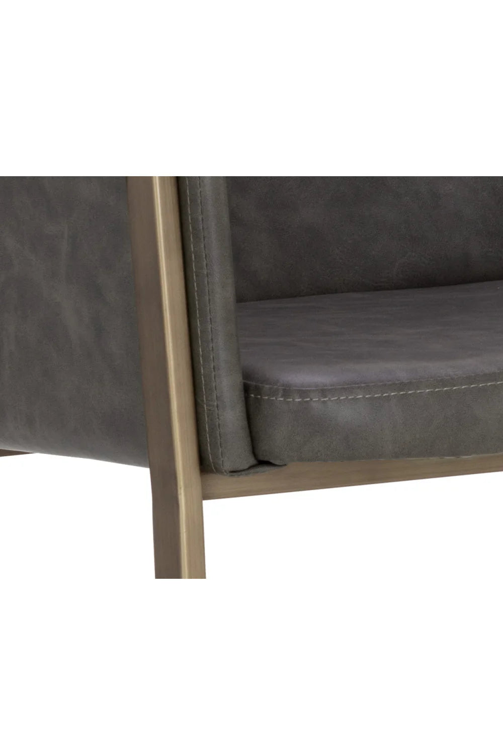 Luxury Upholstered Modern Faux Leather Counter Stool European Style for Villa
