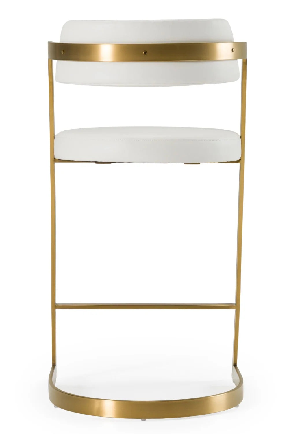 Luxury Upholstered Modern Gold Counter Stool European Style for Villa