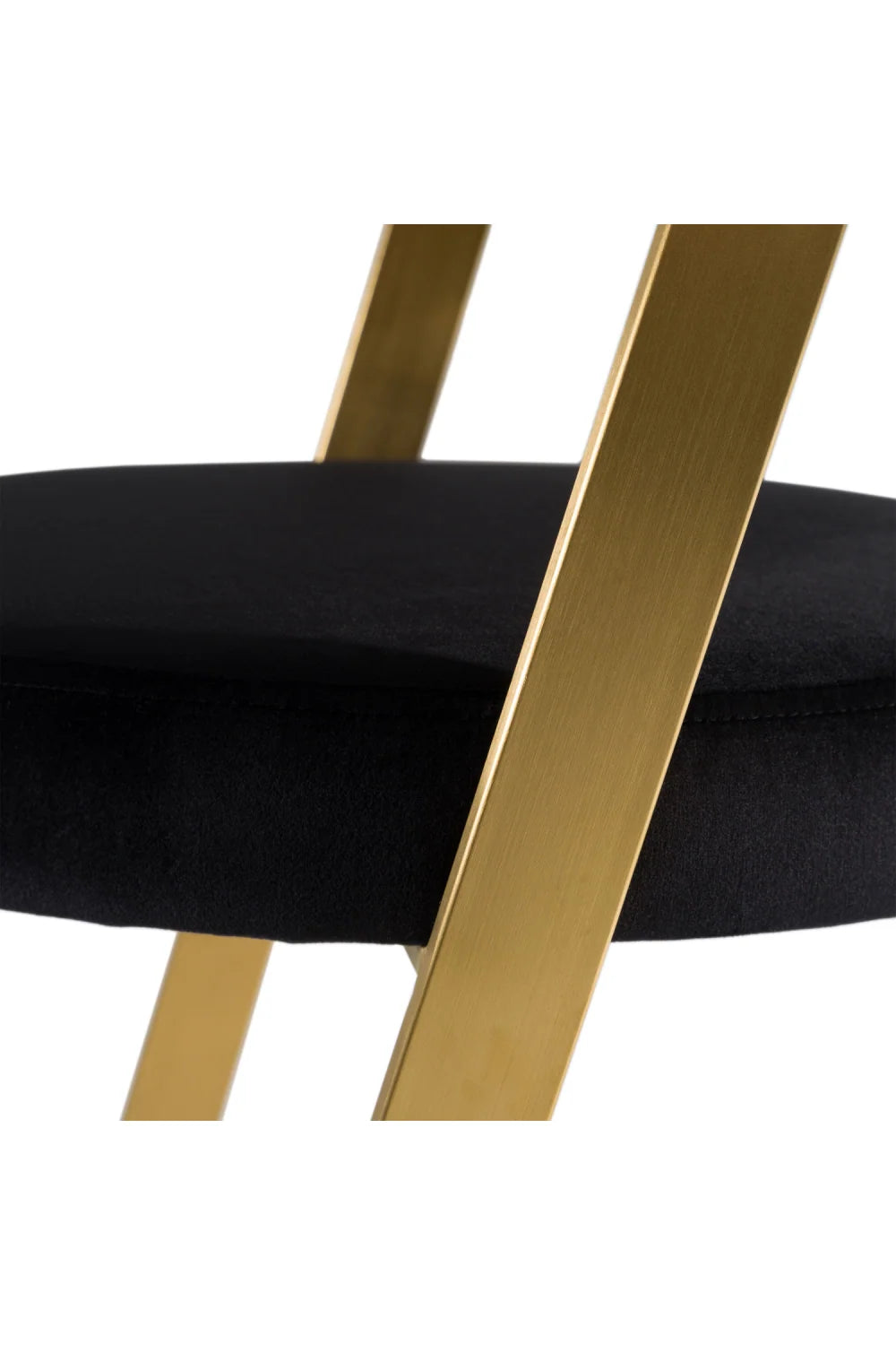 Luxury Upholstered Modern Gold Counter Stool European Style for Villa