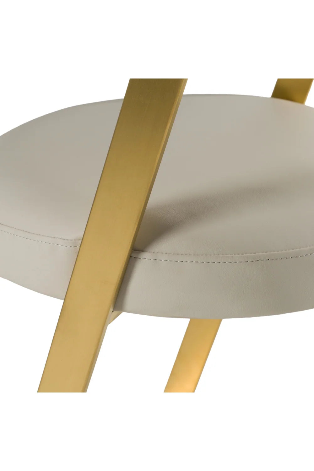 Luxury Upholstered Modern Gold Counter Stool European Style for Villa