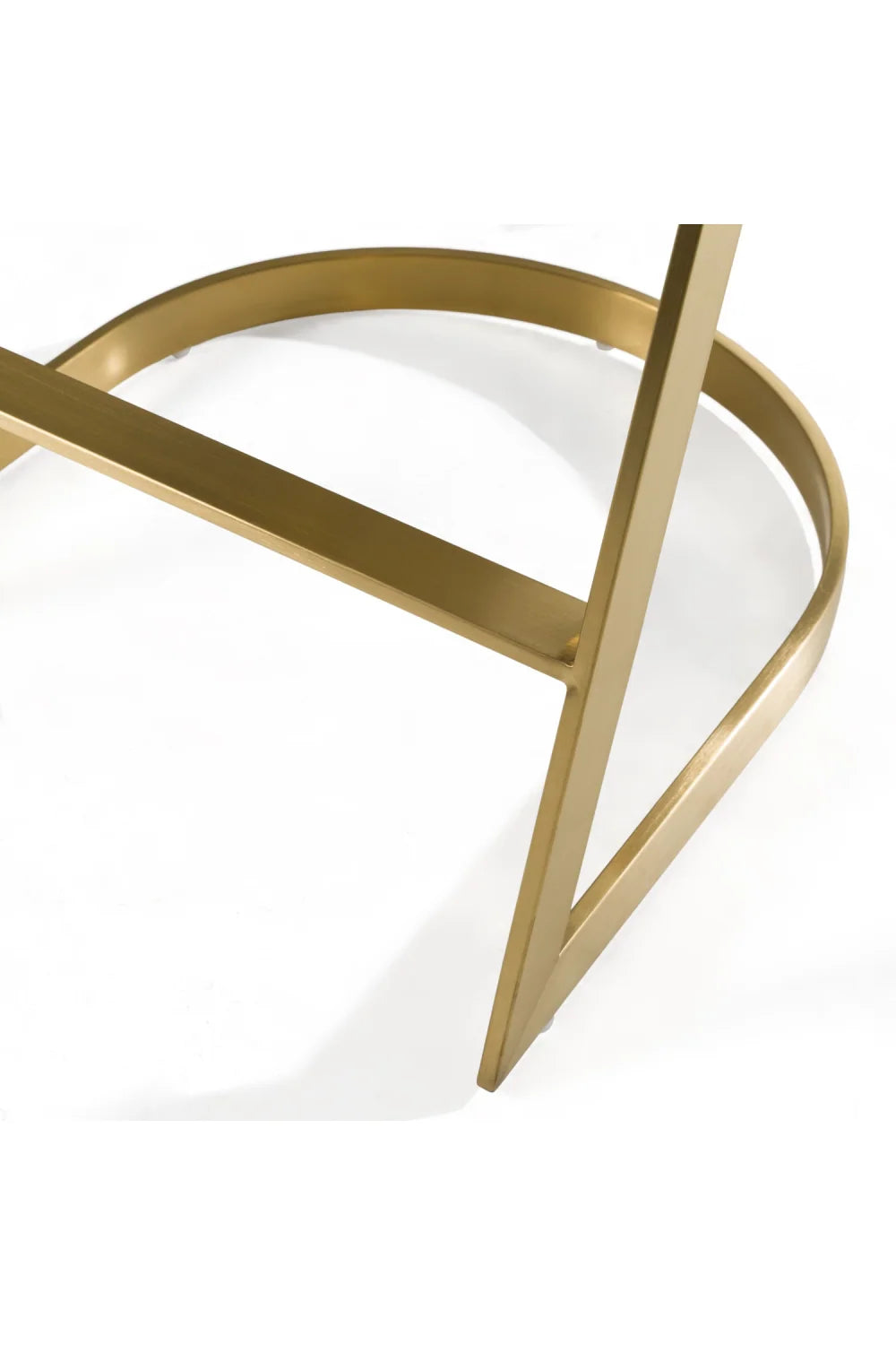 Luxury Upholstered Modern Gold Counter Stool European Style for Villa