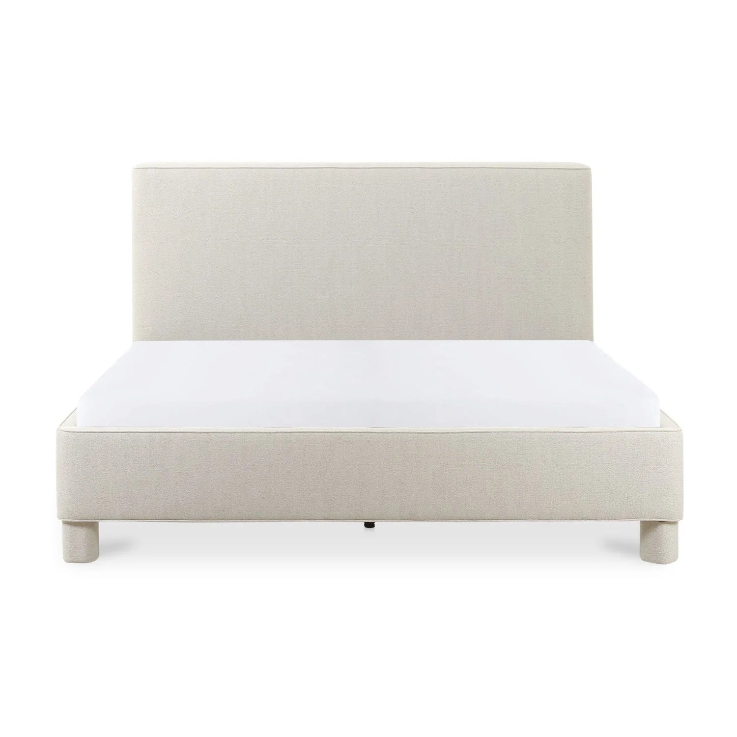 Luxury Upholstered Modern Gray Bed European Style for Villa