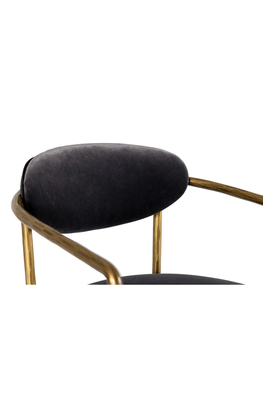 Luxury Upholstered Modern Gray Counter Stool European Style for Villa