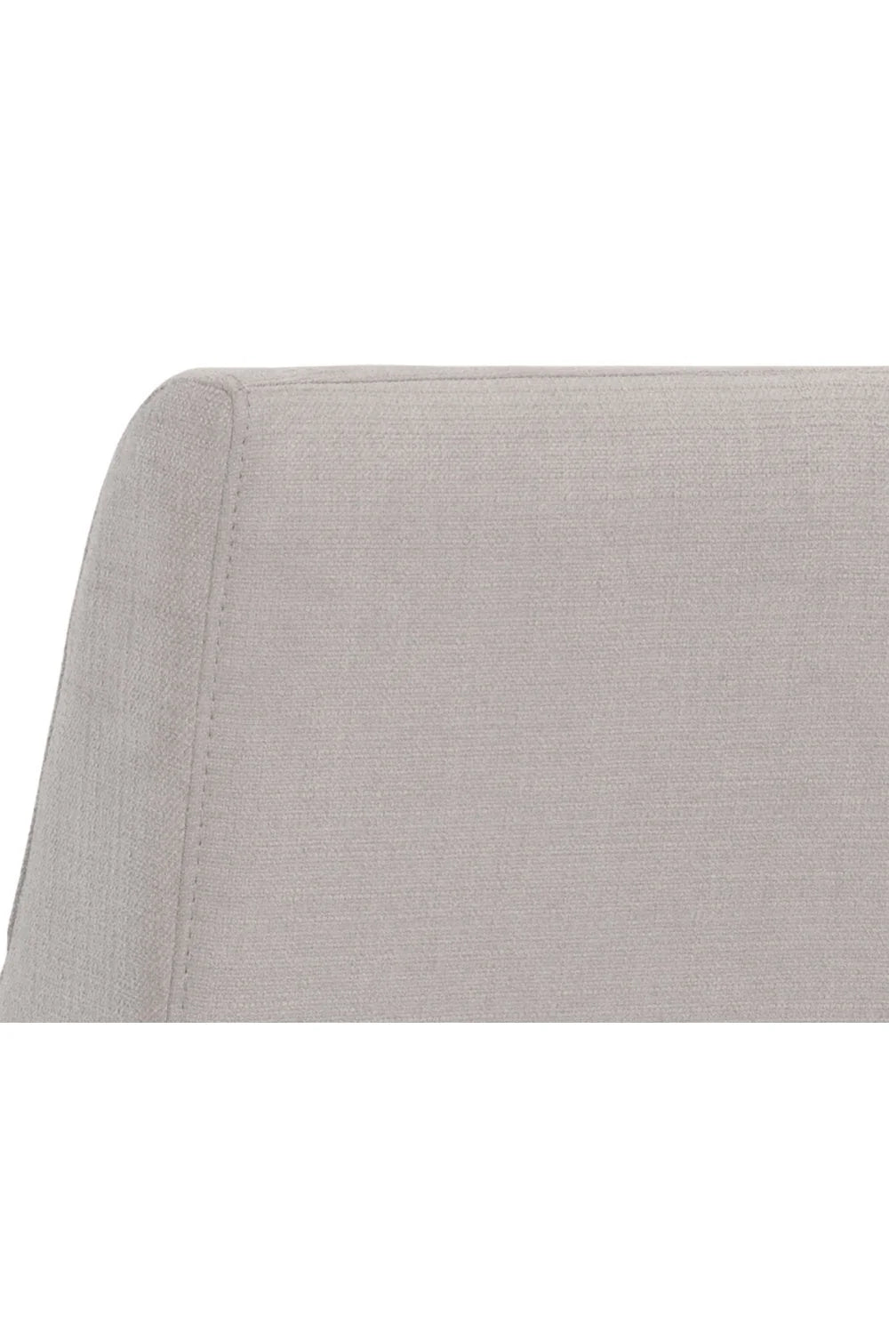 Luxury Upholstered Modern Grey Counter Stool European Style for Villa
