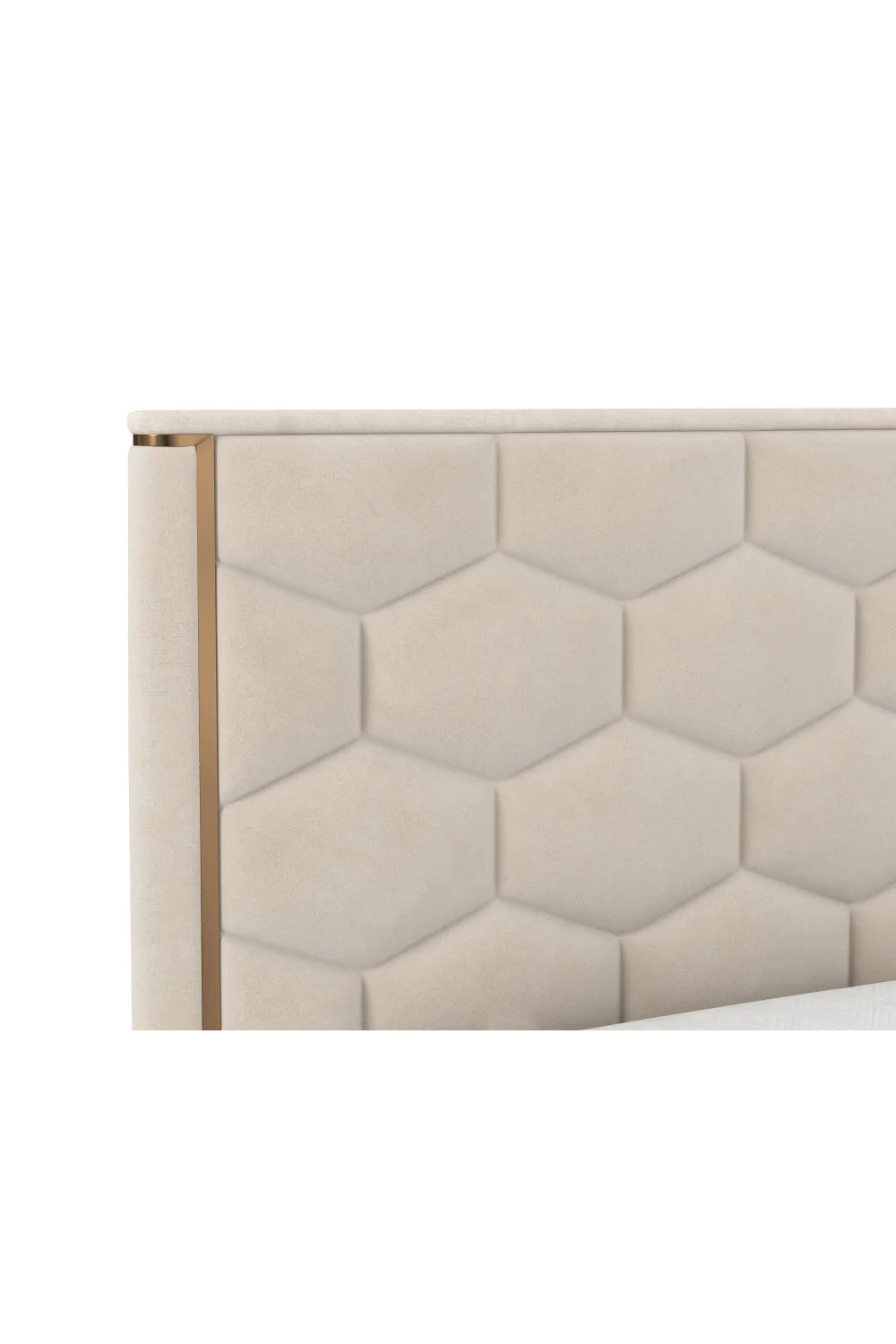 Luxury Upholstered Modern King Bed European Style for Villa