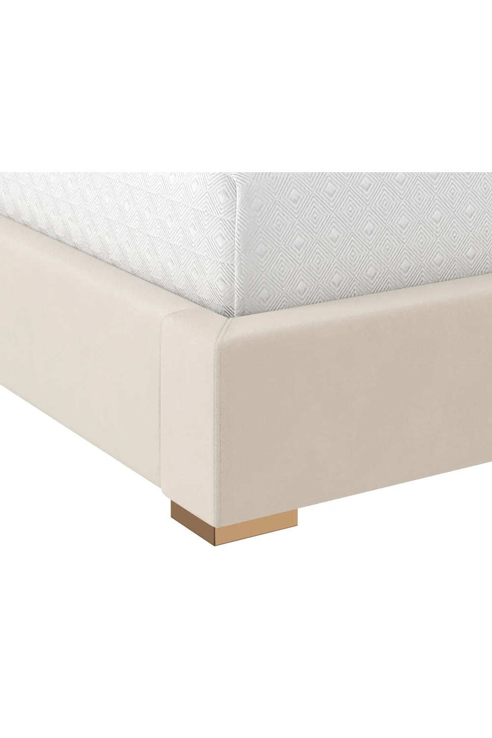 Luxury Upholstered Modern King Bed European Style for Villa