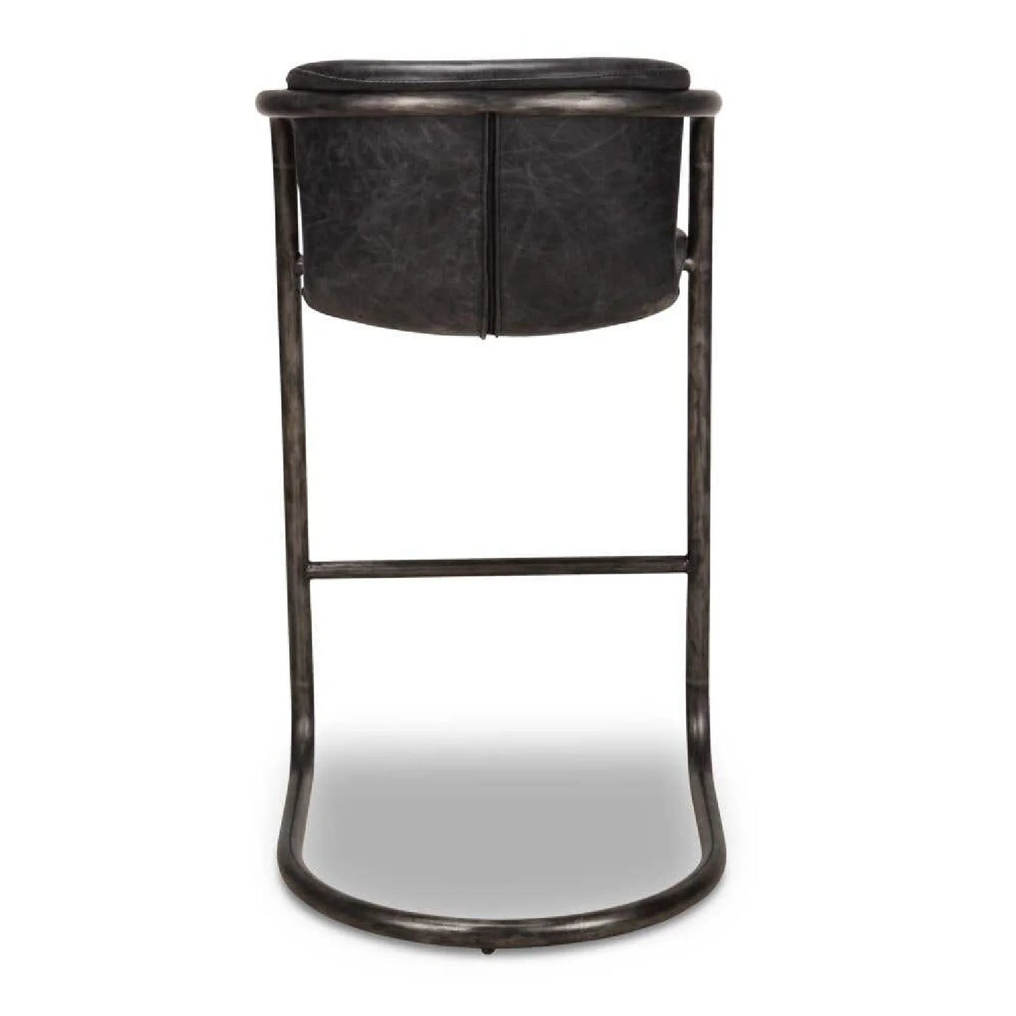 Luxury Upholstered Modern Leather Bar Stool European Style for Villa