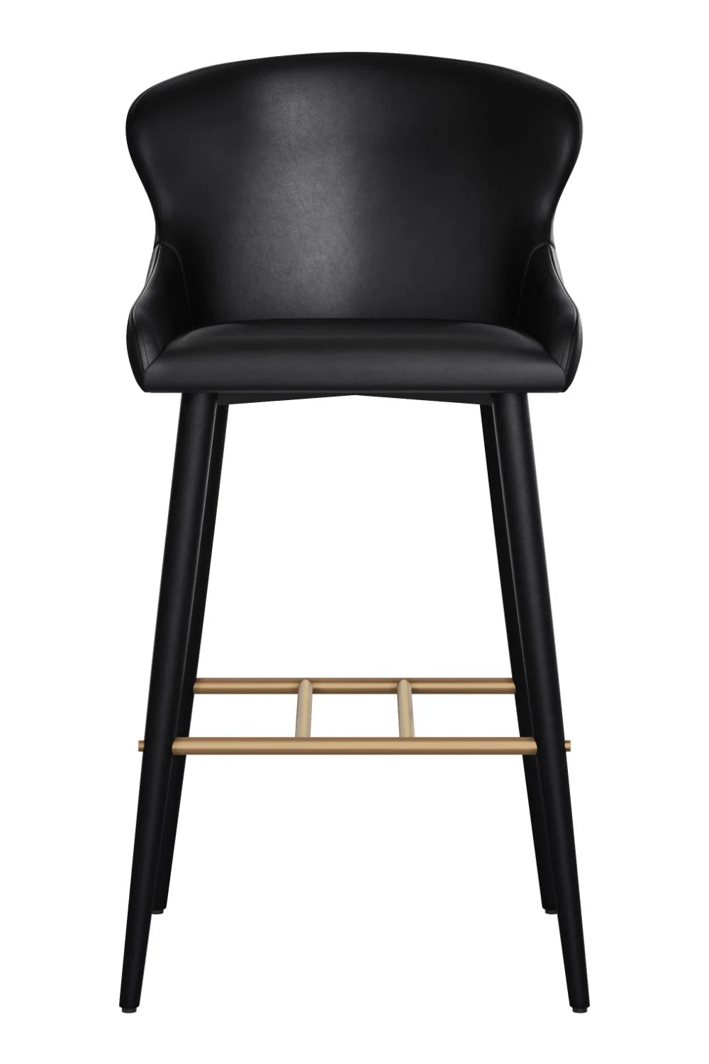 Luxury Upholstered Modern Leather Bar Stool European Style for Villa