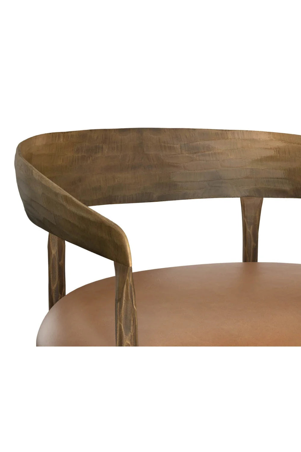 Luxury Upholstered Modern Leather Bar Stool European Style for Villa