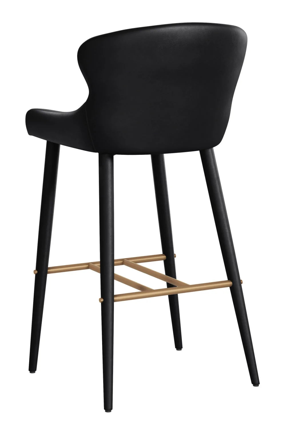 Luxury Upholstered Modern Leather Bar Stool European Style for Villa