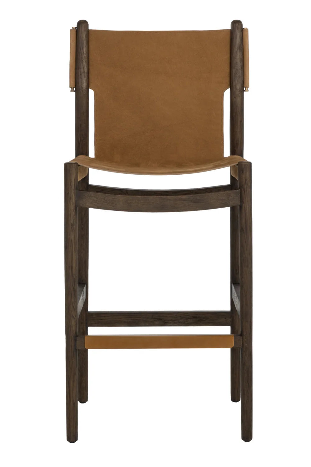 Luxury Upholstered Modern Leather Bar Stool European Style for Villa