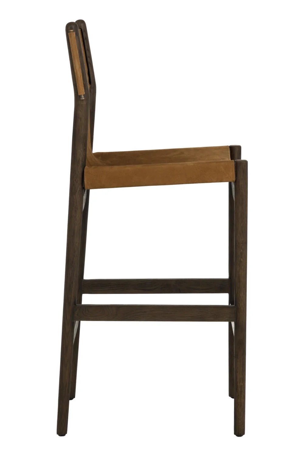 Luxury Upholstered Modern Leather Bar Stool European Style for Villa