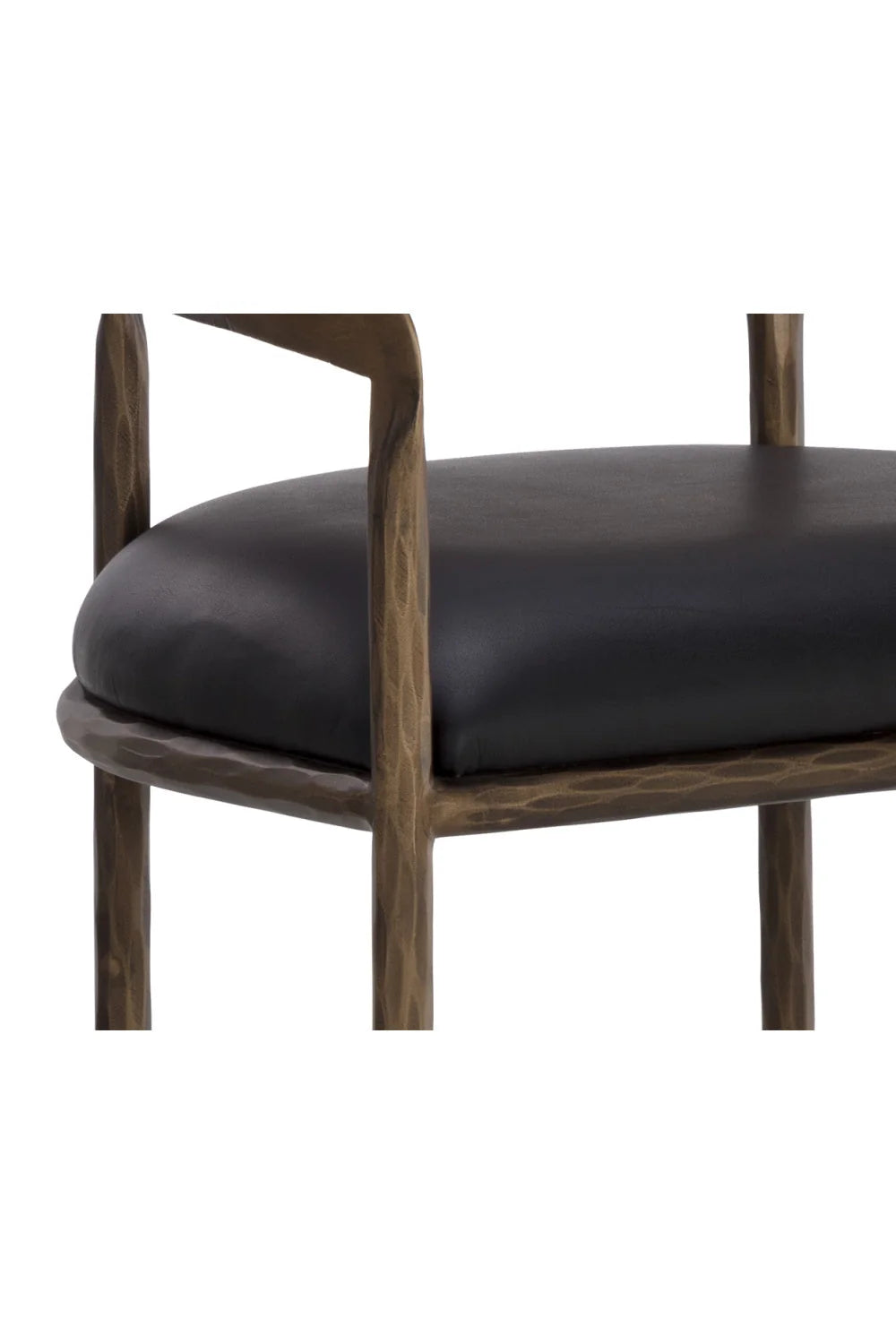 Luxury Upholstered Modern Leather Bar Stool European Style for Villa