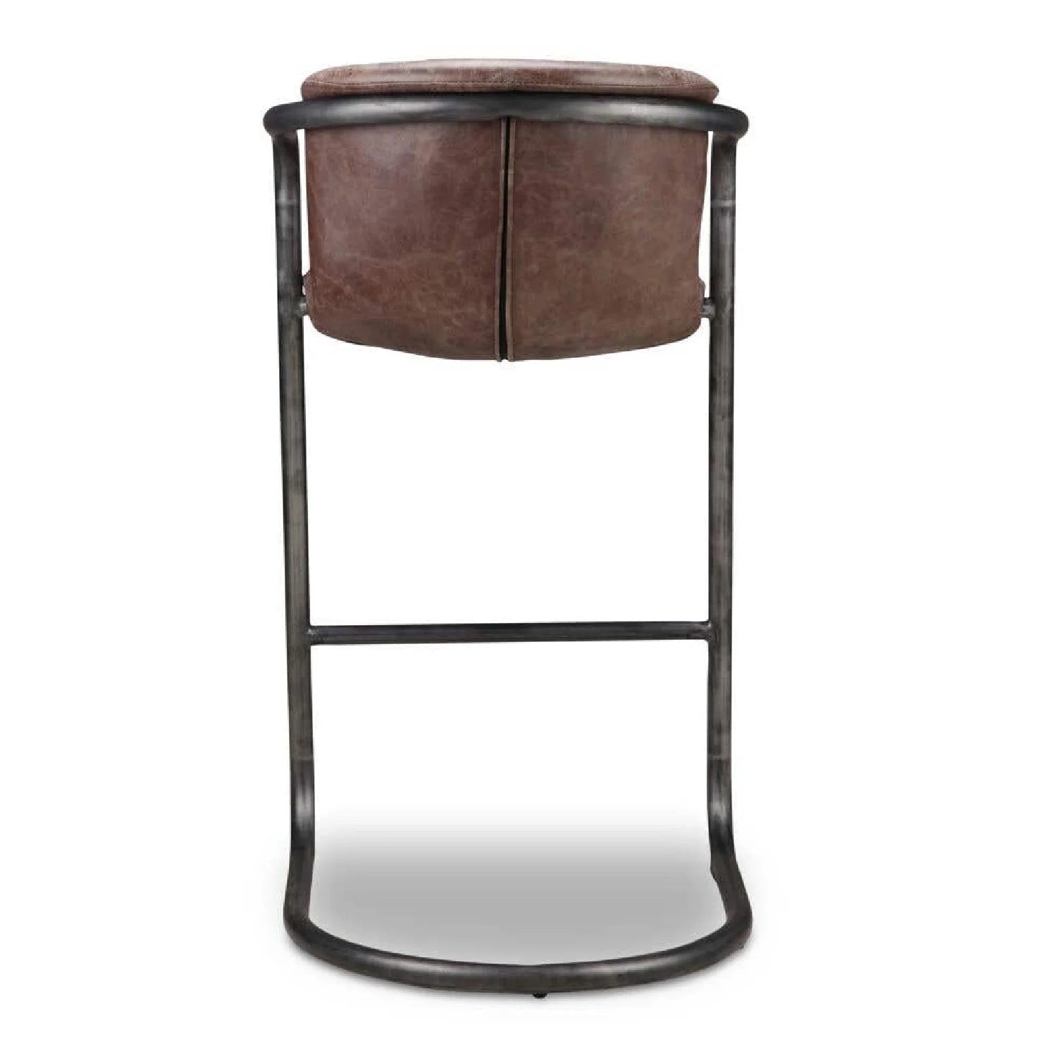 Luxury Upholstered Modern Leather Bar Stool European Style for Villa
