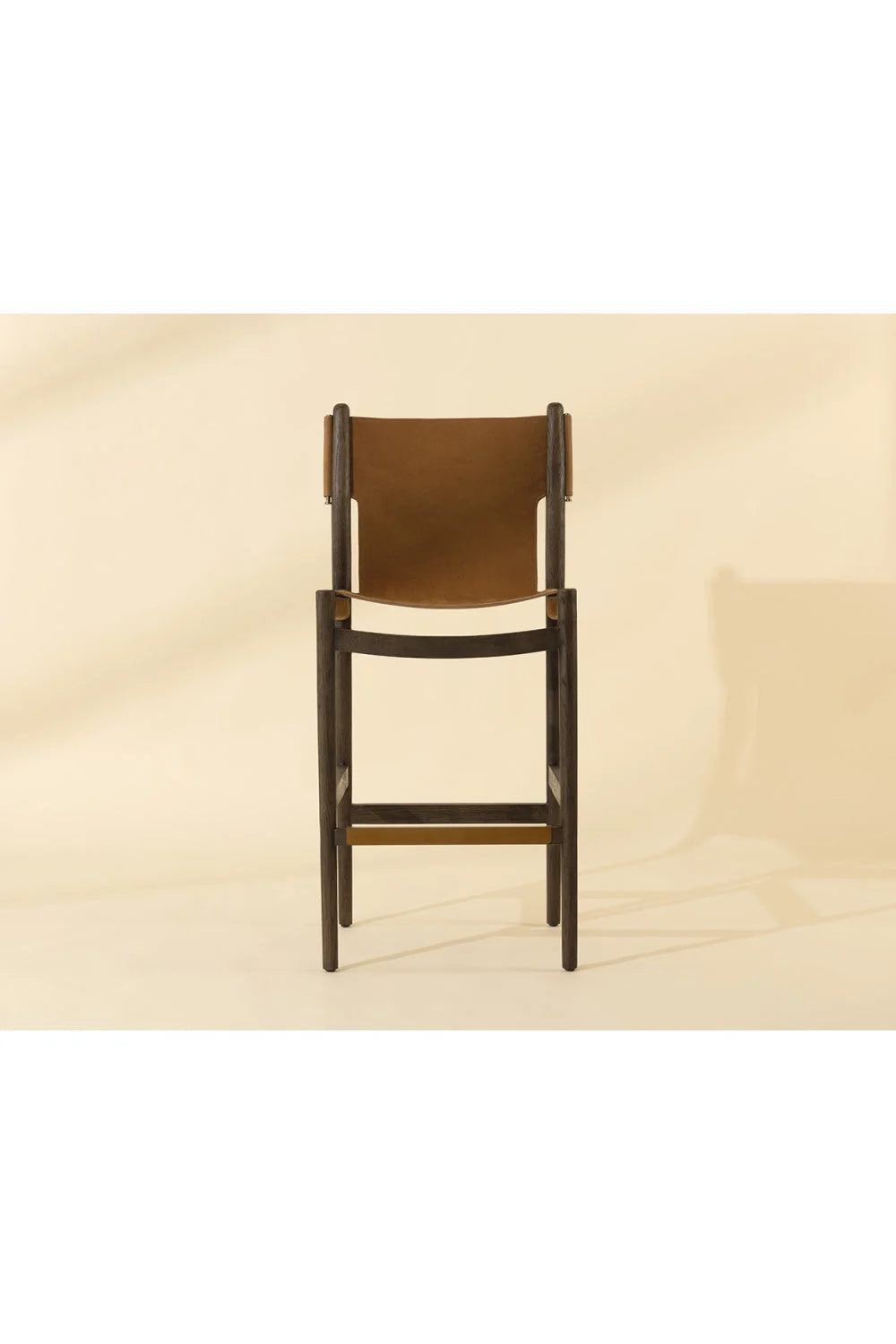 Luxury Upholstered Modern Leather Bar Stool European Style for Villa
