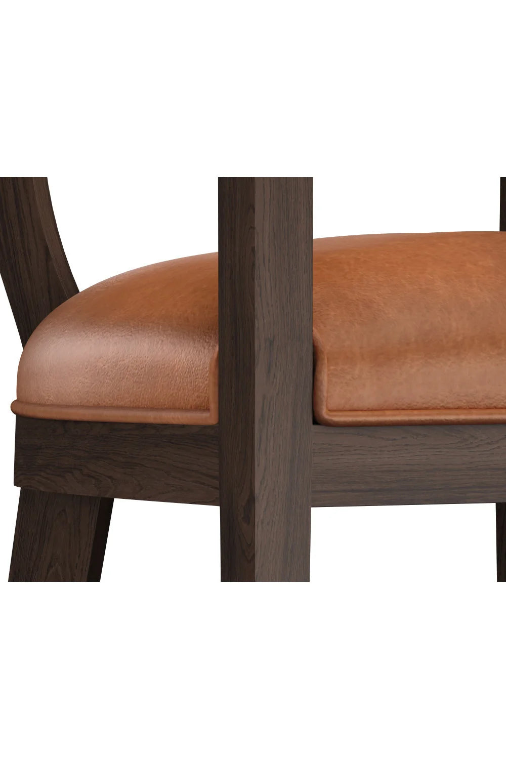 Luxury Upholstered Modern Leather Barstool European Style for Villa