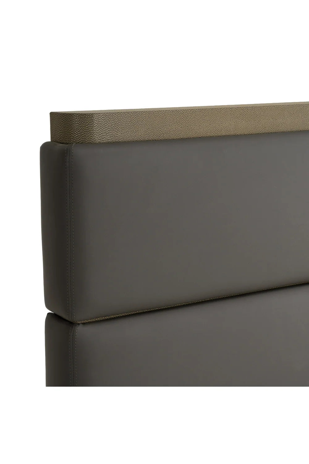 Luxury Upholstered Modern Leather Bed European Style for Villa