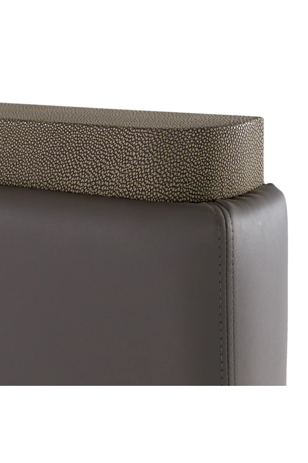 Luxury Upholstered Modern Leather Bed European Style for Villa
