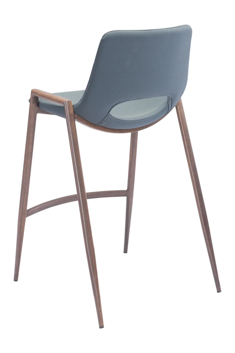 Luxury Upholstered Modern Leather Counter Stool European Style for Villa