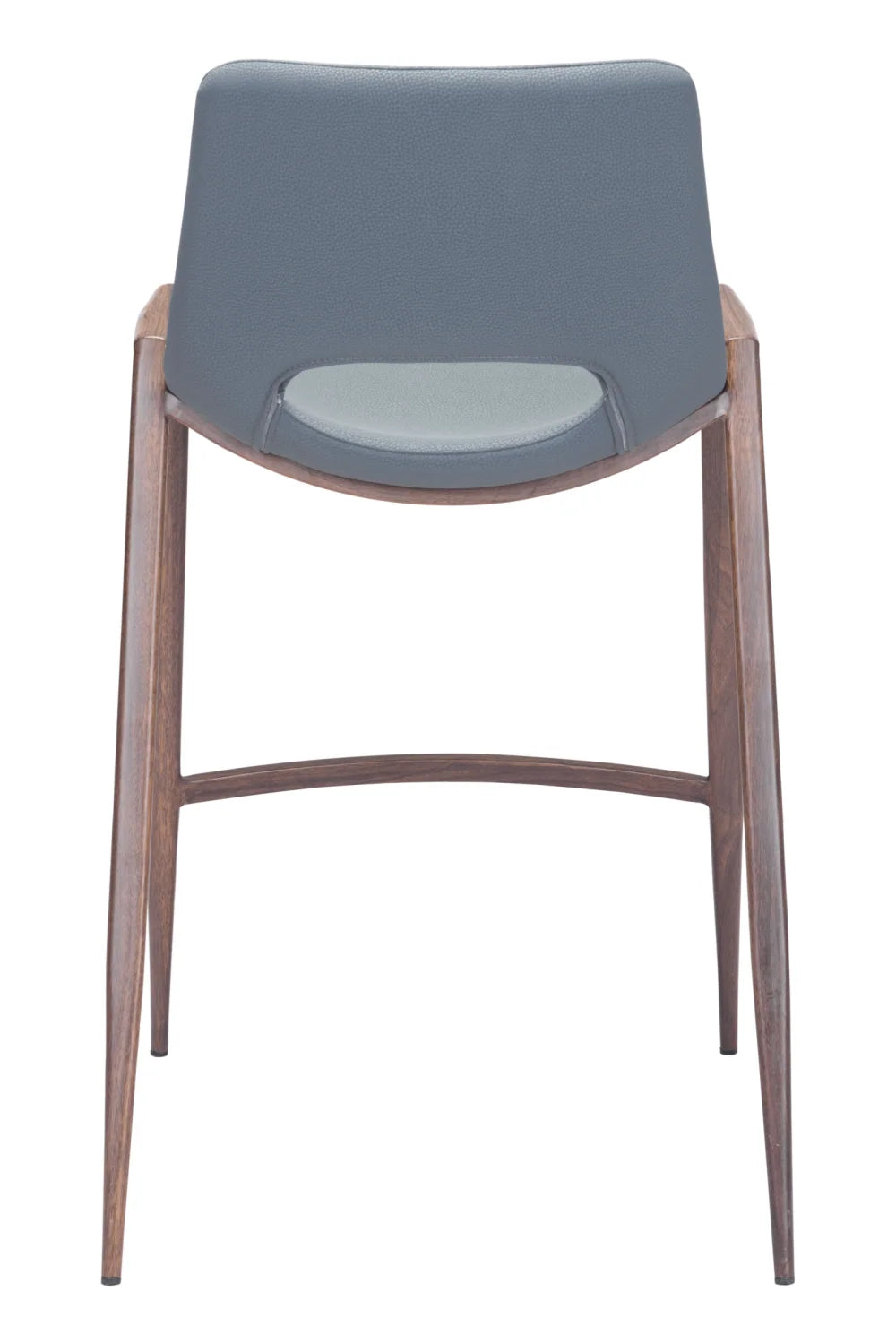 Luxury Upholstered Modern Leather Counter Stool European Style for Villa