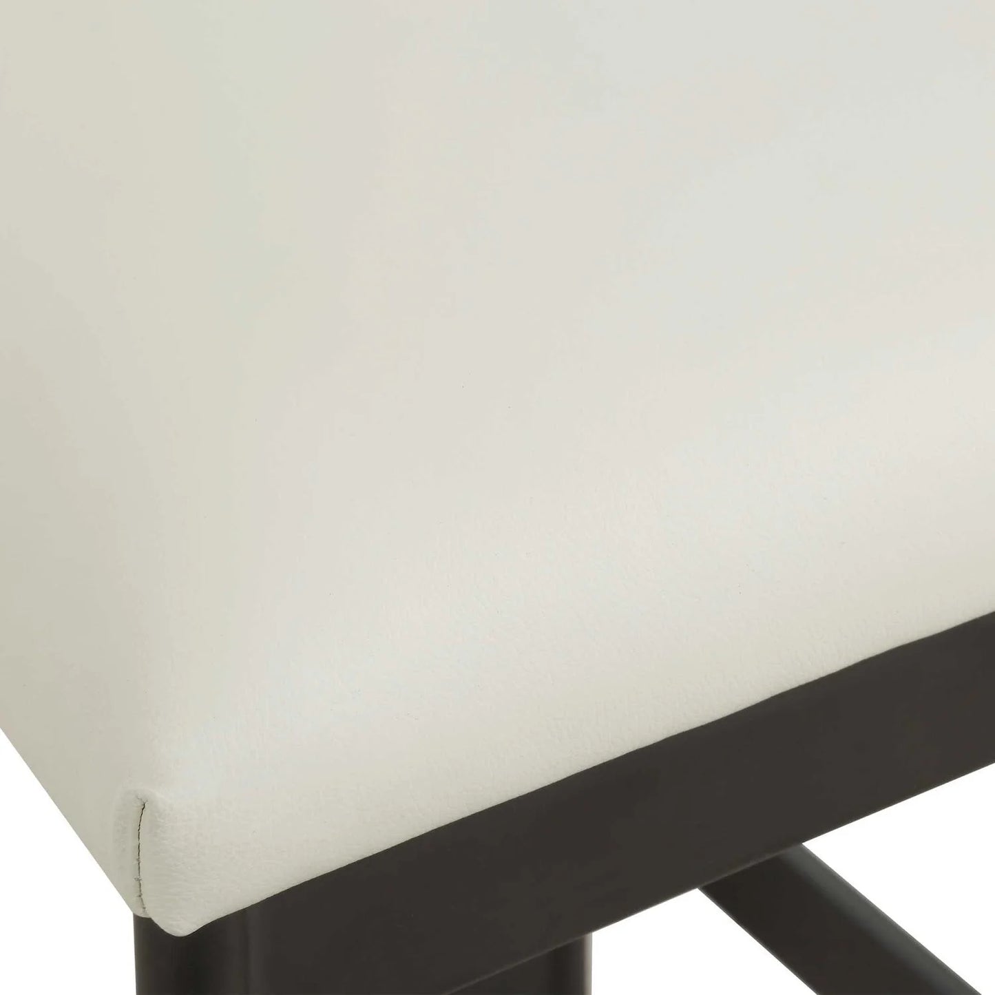 Luxury Upholstered Modern Leather Counter Stool European Style for Villa