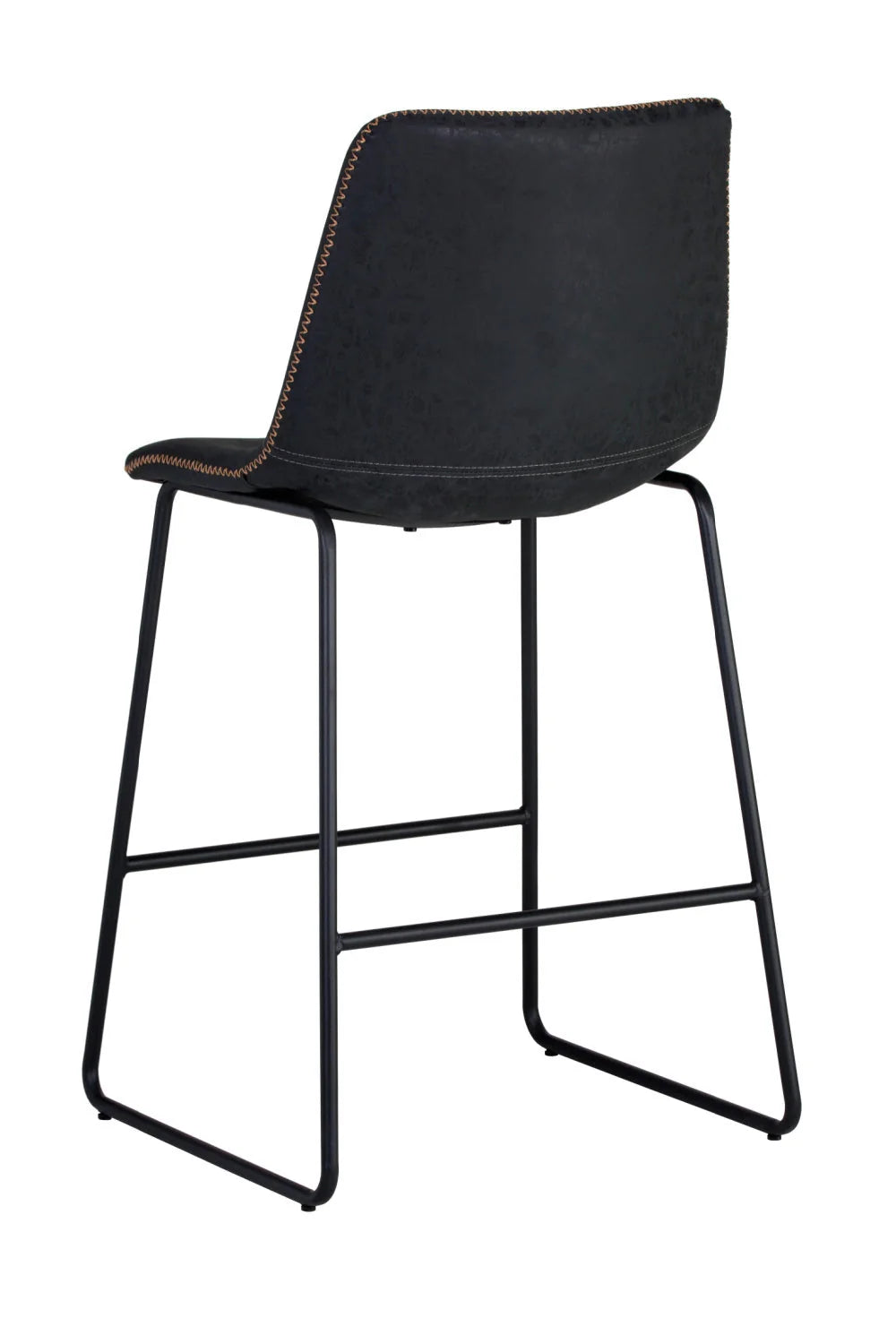 Luxury Upholstered Modern Leather Counter Stool European Style for Villa