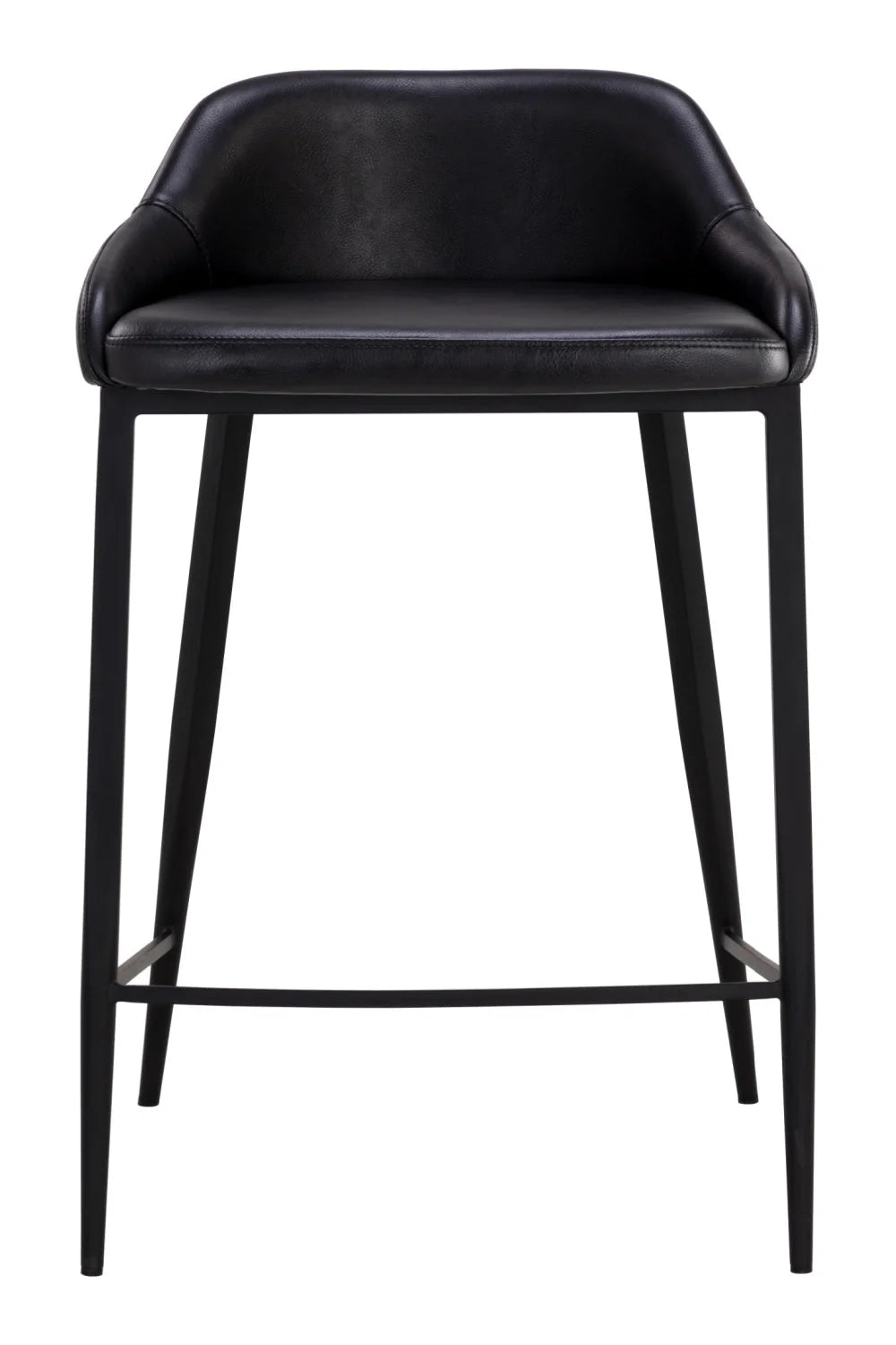 Luxury Upholstered Modern Leather Counter Stool European Style for Villa