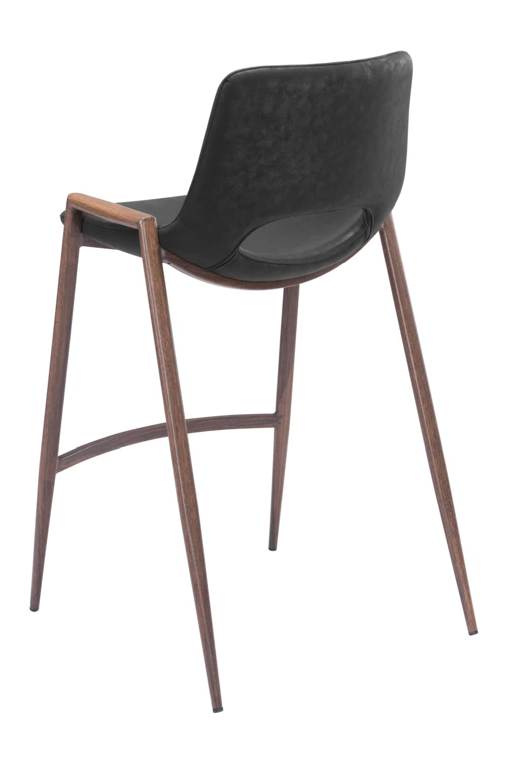 Luxury Upholstered Modern Leather Counter Stool European Style for Villa