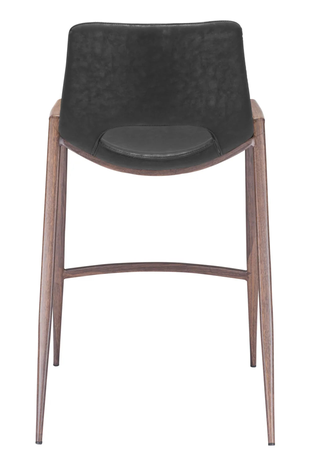 Luxury Upholstered Modern Leather Counter Stool European Style for Villa
