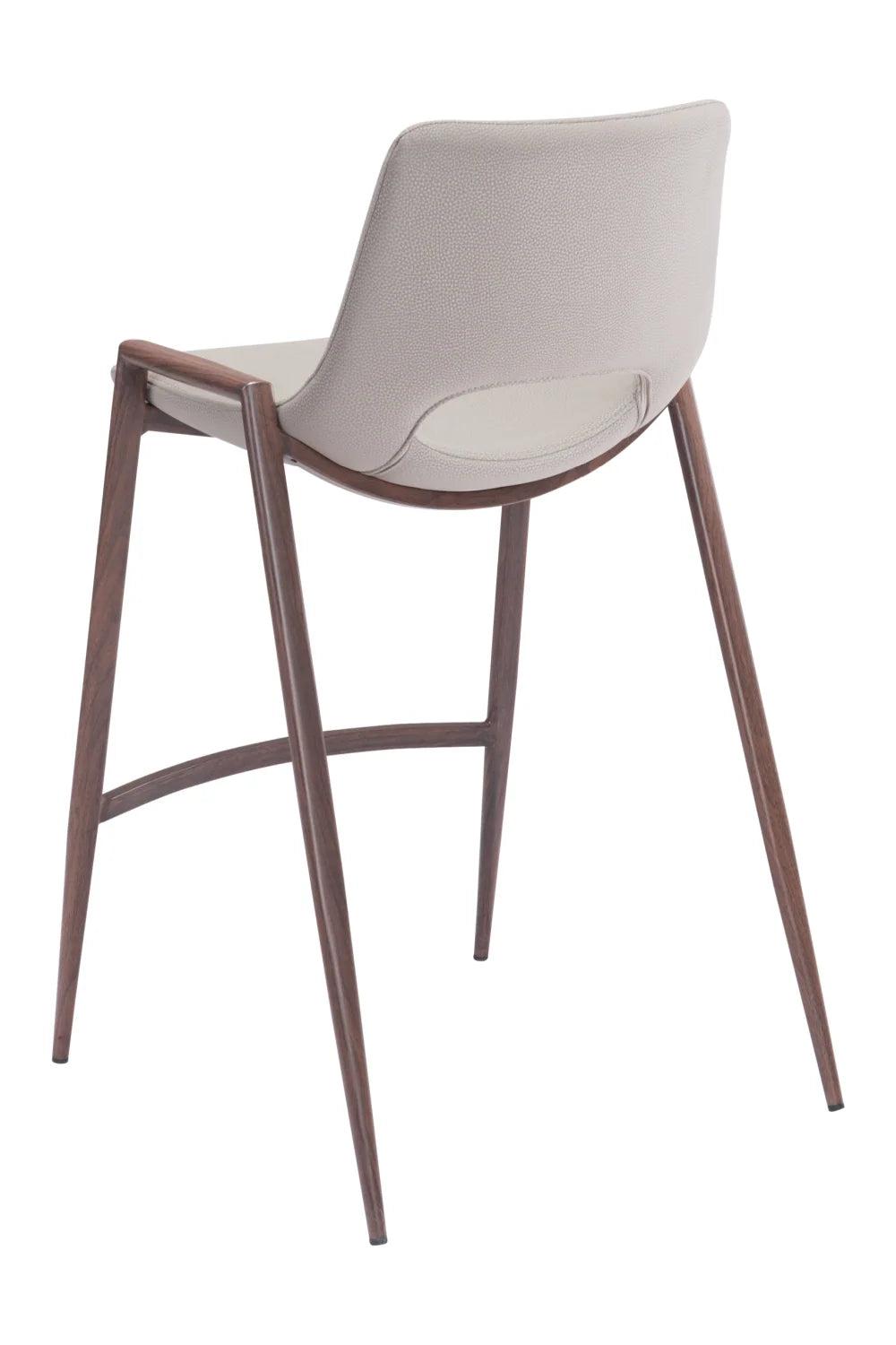Luxury Upholstered Modern Leather Counter Stool European Style for Villa