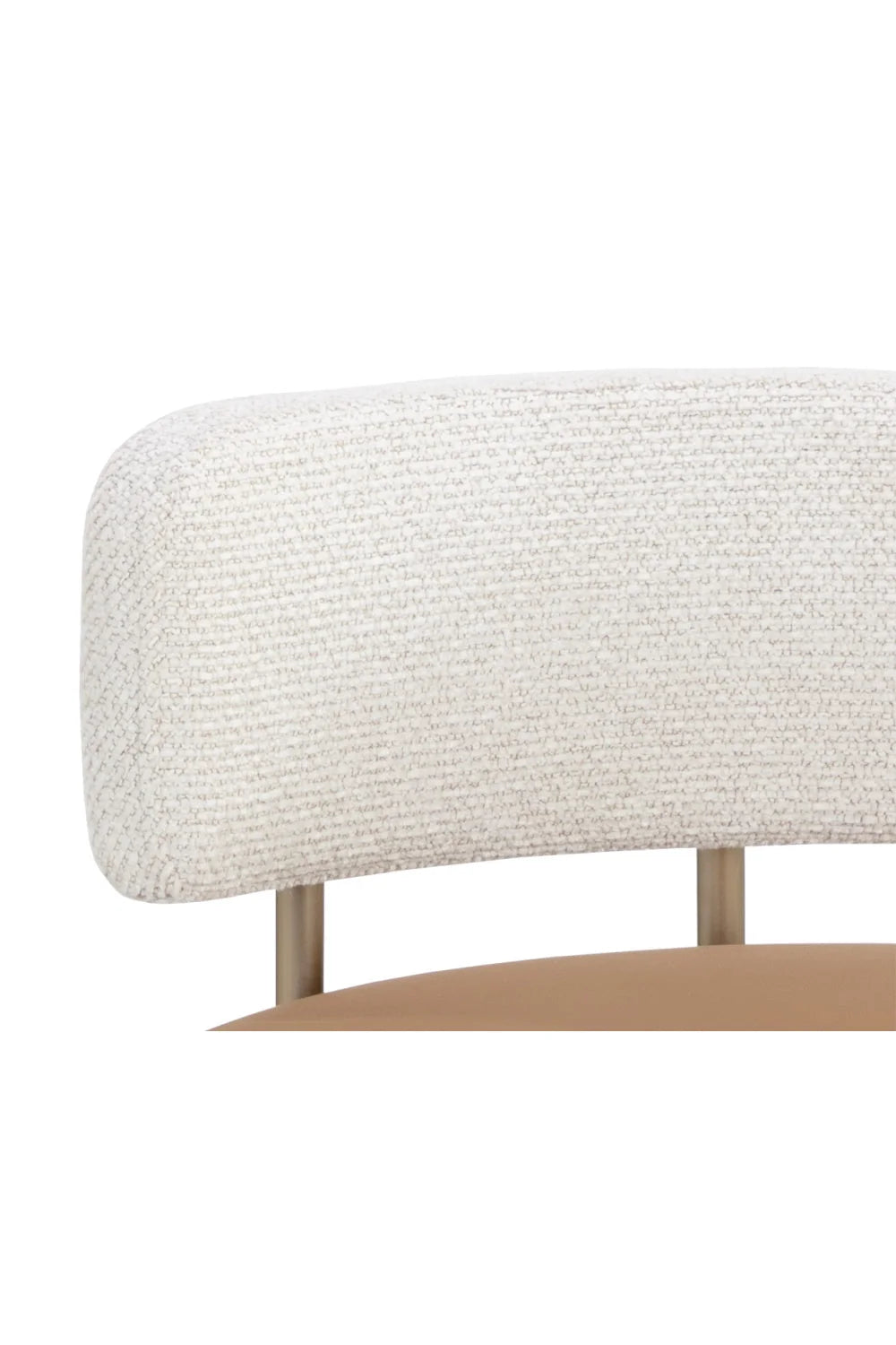 Luxury Upholstered Modern Leather Counter Stool European Style for Villa