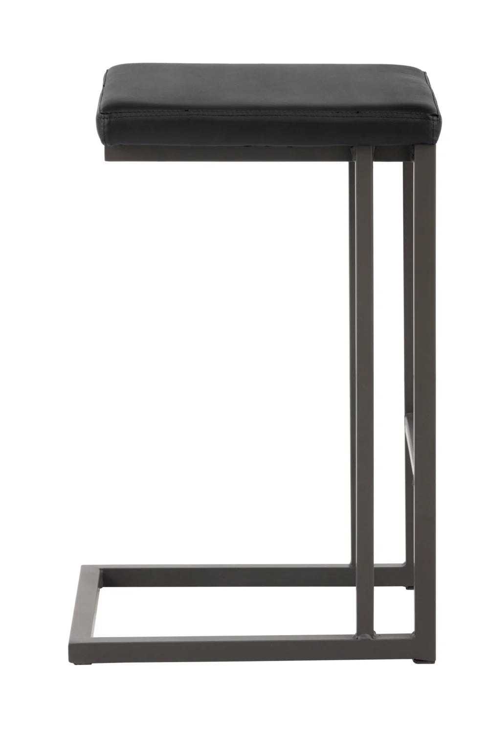 Luxury Upholstered Modern Leather Counter Stool Set European Style for Villa