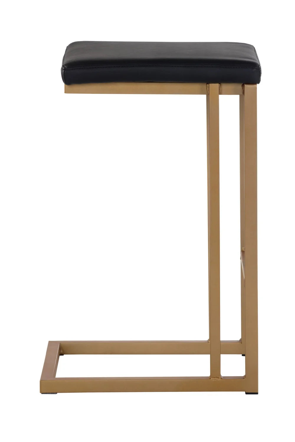 Luxury Upholstered Modern Leather Counter Stool Set European Style for Villa