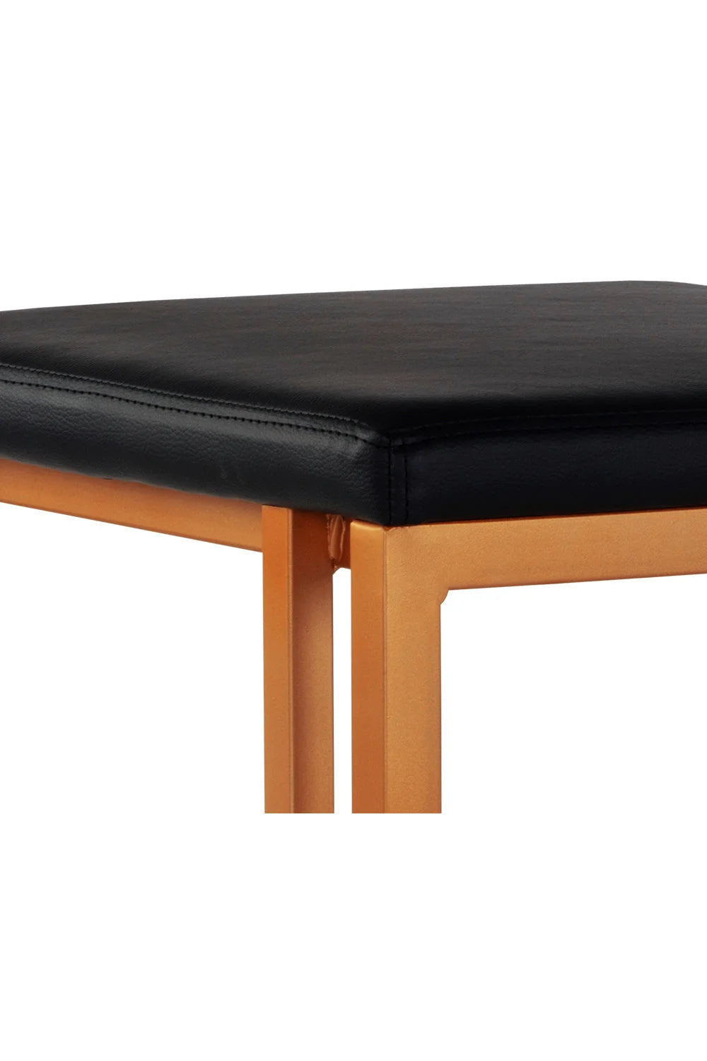 Luxury Upholstered Modern Leather Counter Stool Set European Style for Villa