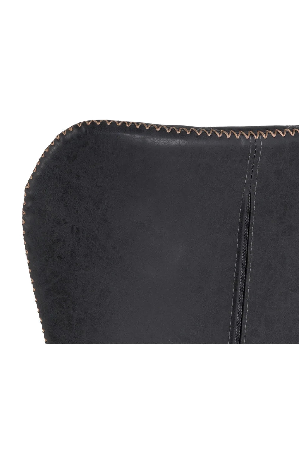 Luxury Upholstered Modern Leather Look Bar Stool European Style for Villa