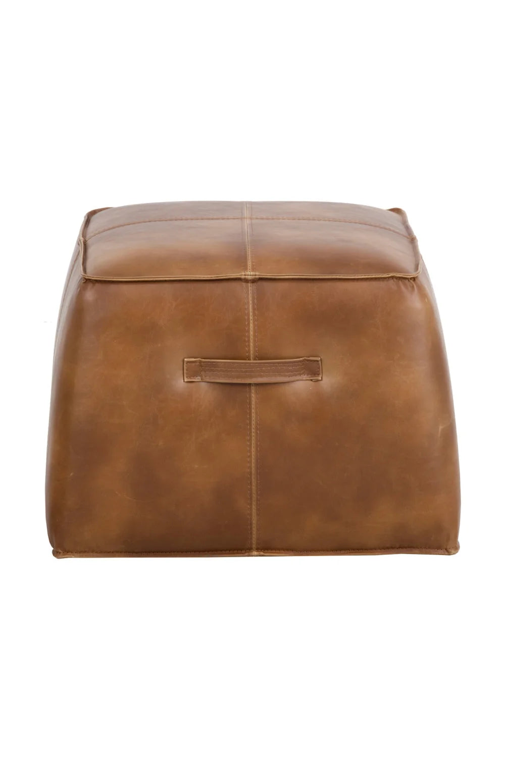 Luxury Upholstered Modern Leather Ottoman European Style for Villa