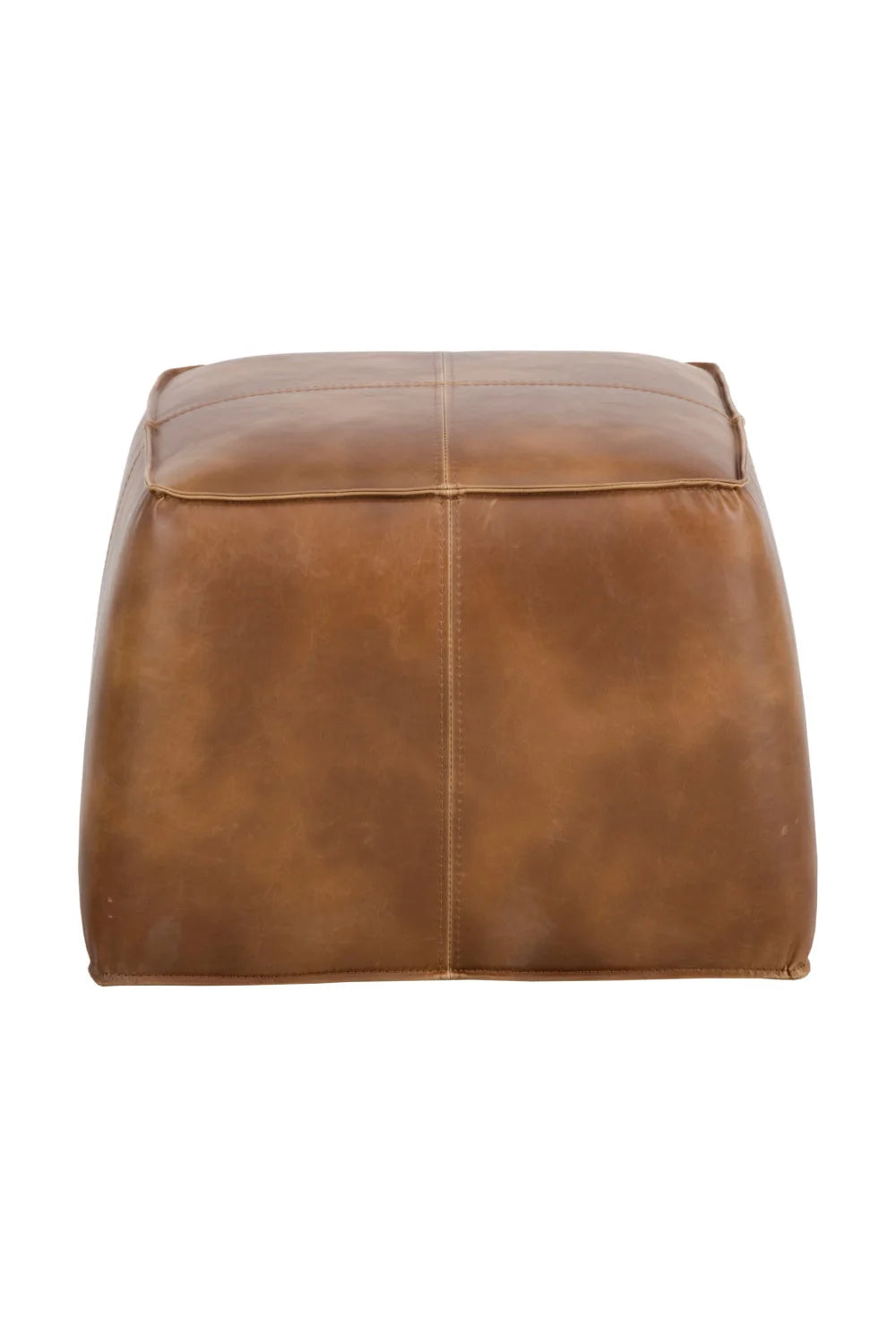 Luxury Upholstered Modern Leather Ottoman European Style for Villa