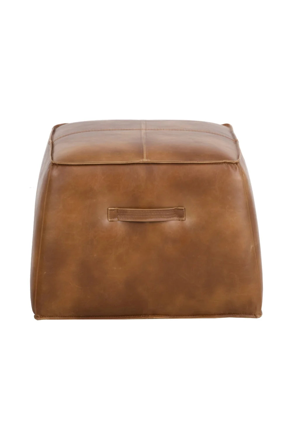 Luxury Upholstered Modern Leather Ottoman European Style for Villa