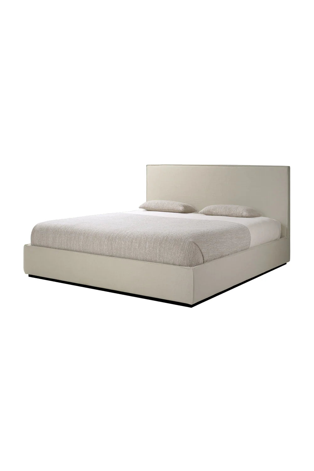 Luxury Upholstered Modern Linen Bed European Style for Villa