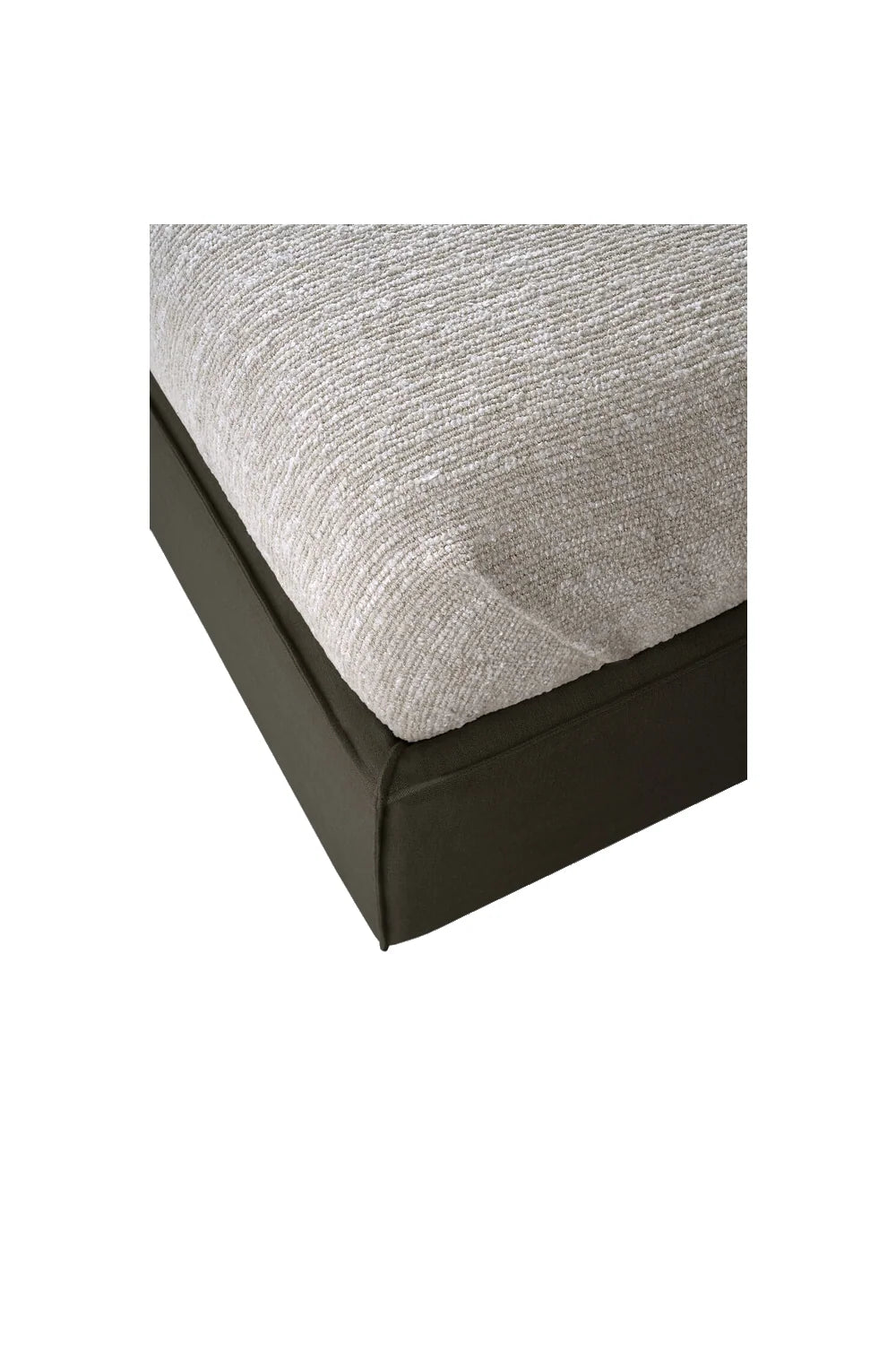 Luxury Upholstered Modern Linen Bed European Style for Villa