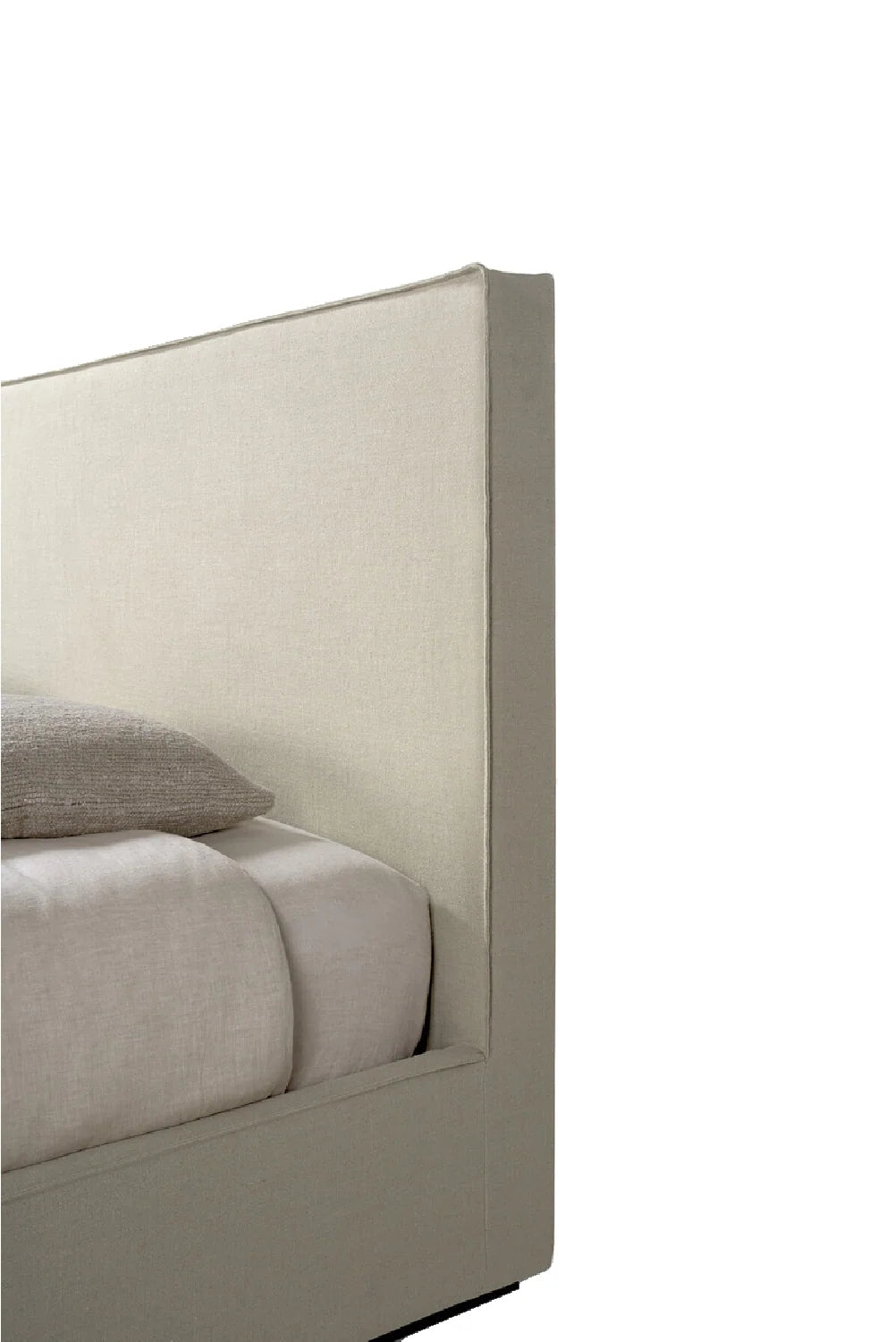 Luxury Upholstered Modern Linen Bed European Style for Villa