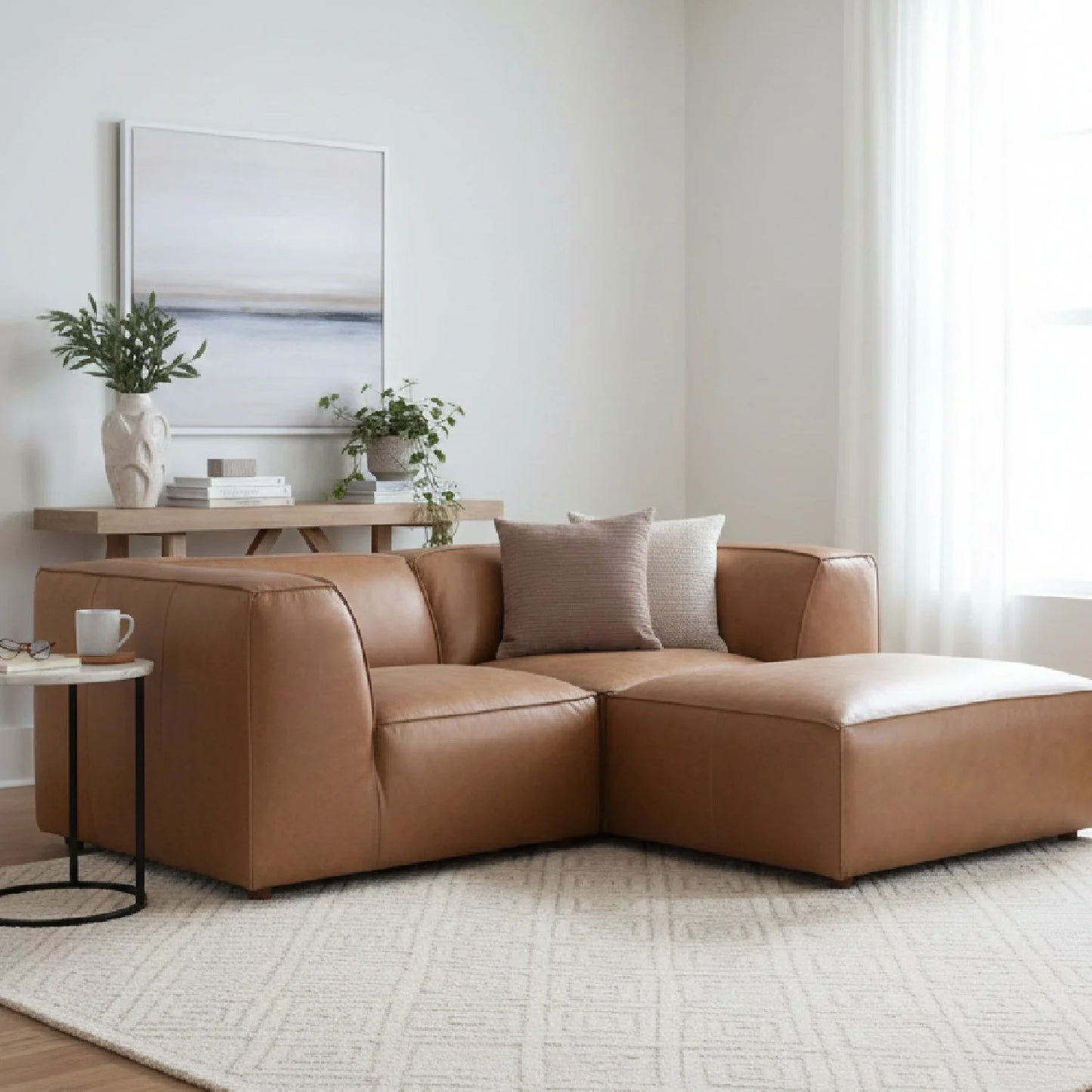 Luxury Upholstered Modern Modular Sofa European Style for Villa