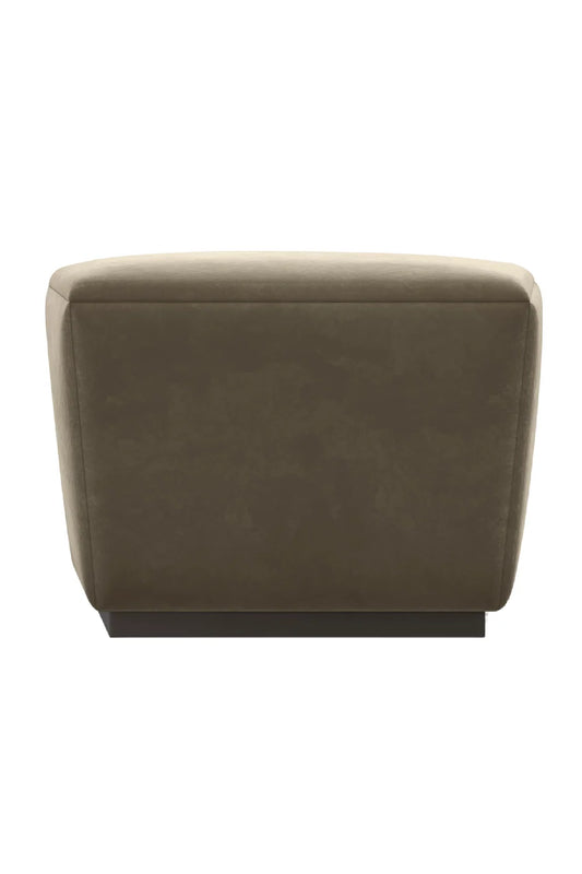 Luxury Upholstered Modern Mohair Storage Ottoman European Style for Villa