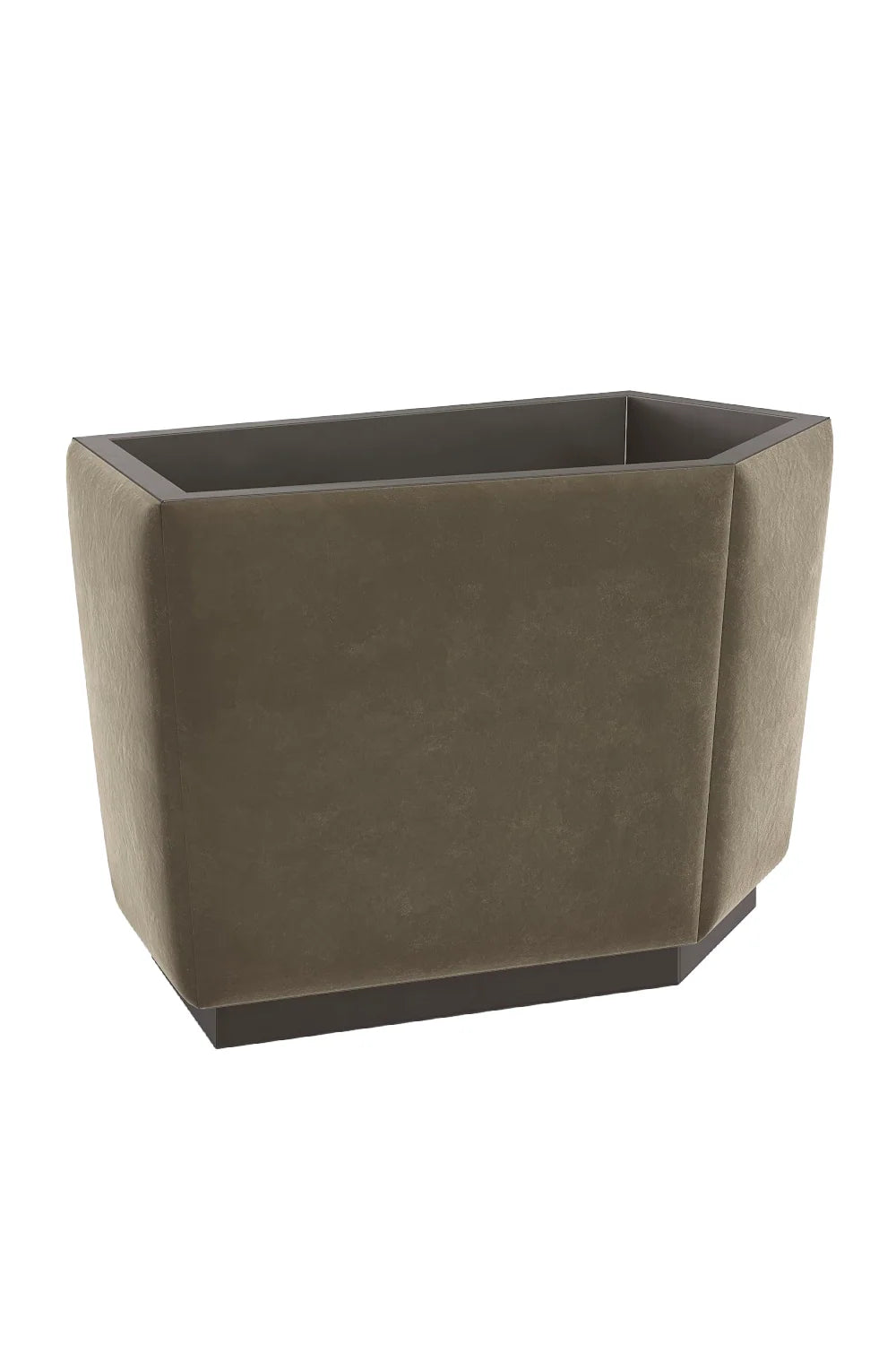 Luxury Upholstered Modern Mohair Storage Ottoman European Style for Villa