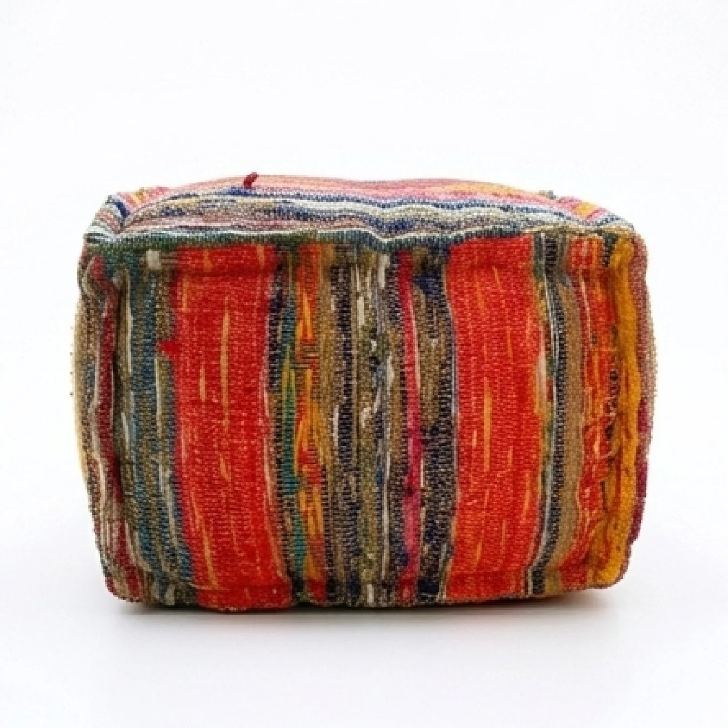 Luxury Upholstered Modern Multicolor Fabric Ottoman European Style for Villa