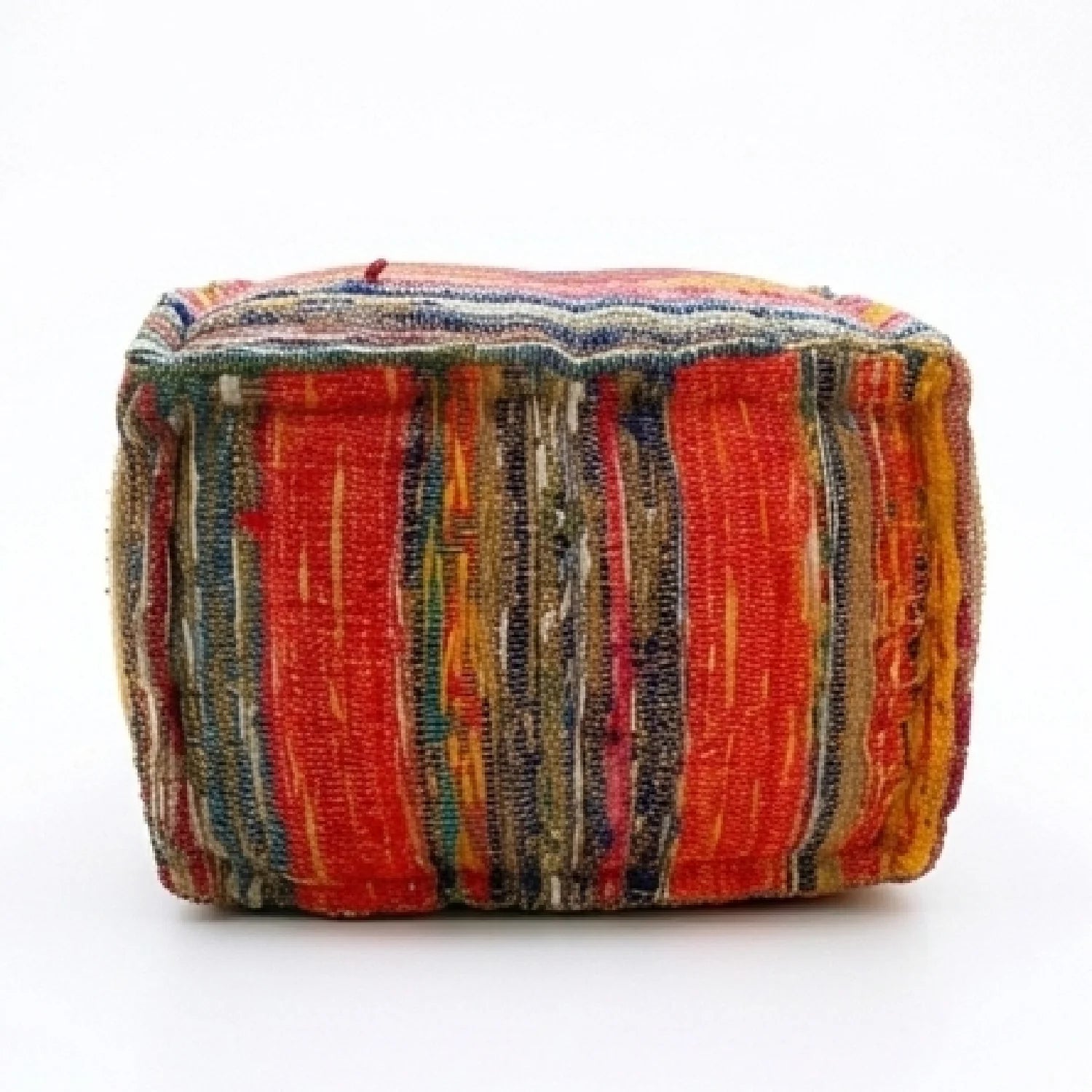Luxury Upholstered Modern Multicolor Fabric Ottoman European Style for Villa