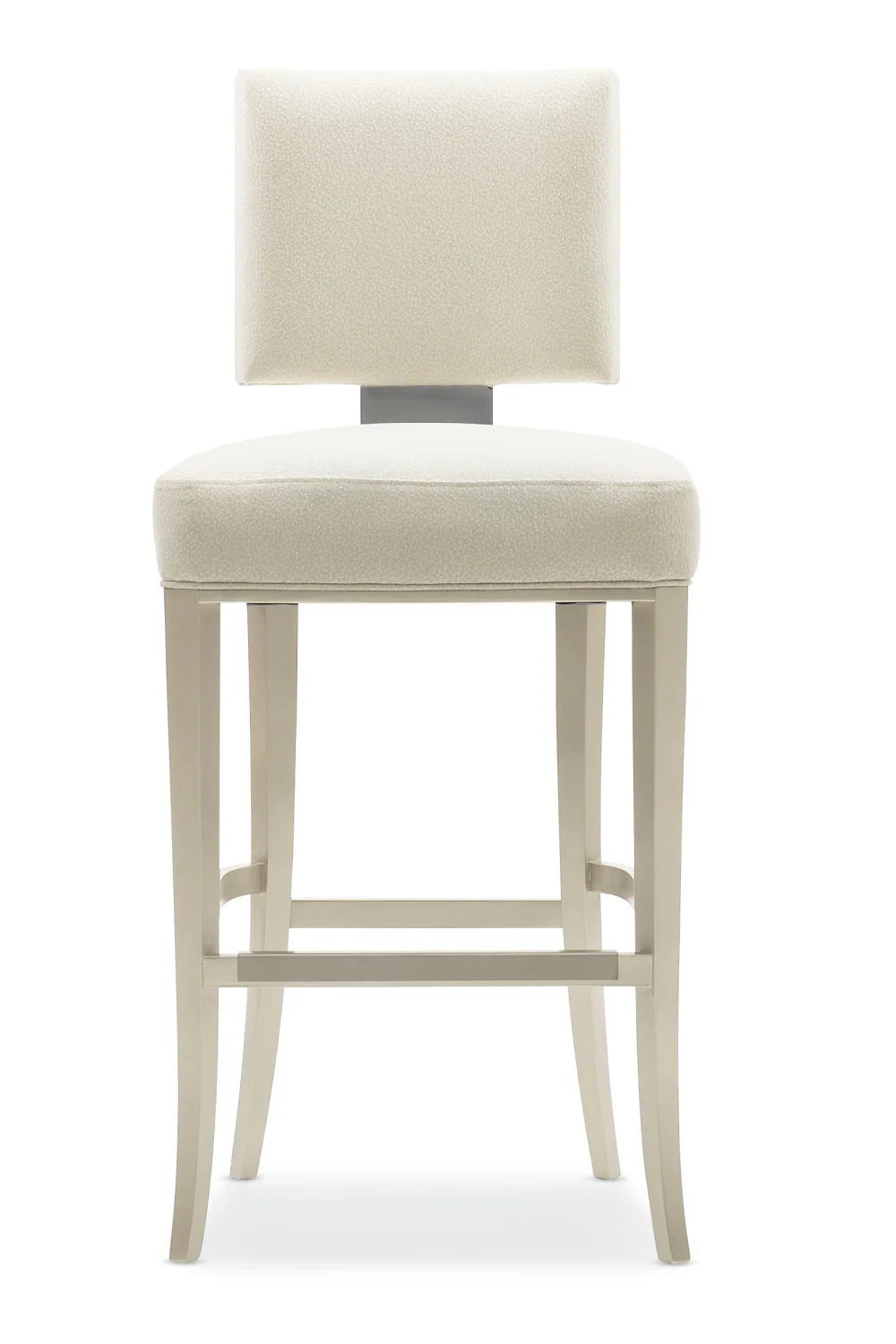 Luxury Upholstered Modern Neutral Bar Stool European Style for Villa